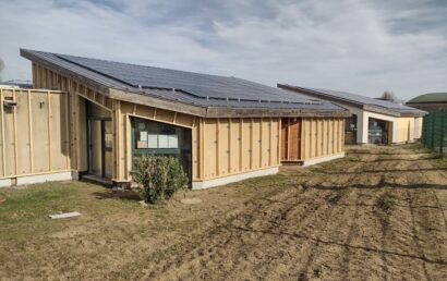 Vue de l'école de Las Peyras.