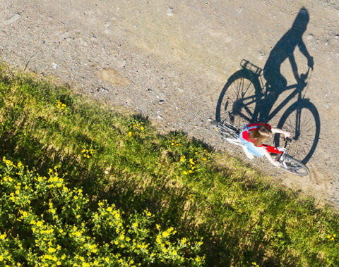 Enfants à vélo