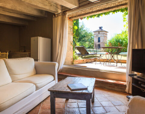 photo d'une chambre en hébergement touristique