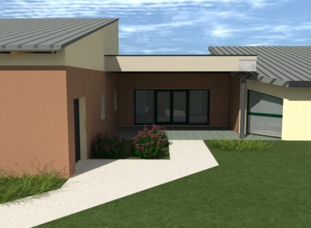 Vue du futur accueil de la crèche Arc-en-Ciel de Rabastens