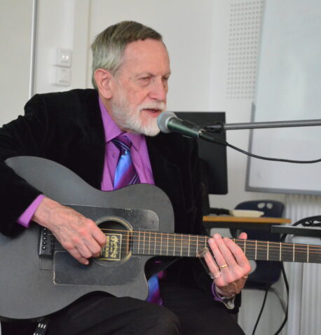 David Evans à la guitare